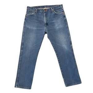 Wrangler 13MWZ Cowboy Cut Original Fit Jeans 38x30 Medium Wash